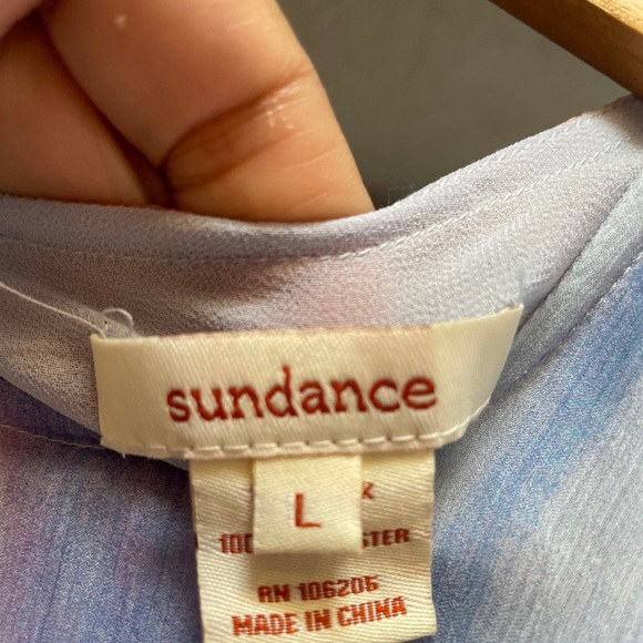 Sundance Painted Clouds Dress; Size L (12-14) - Picture 3 of 5